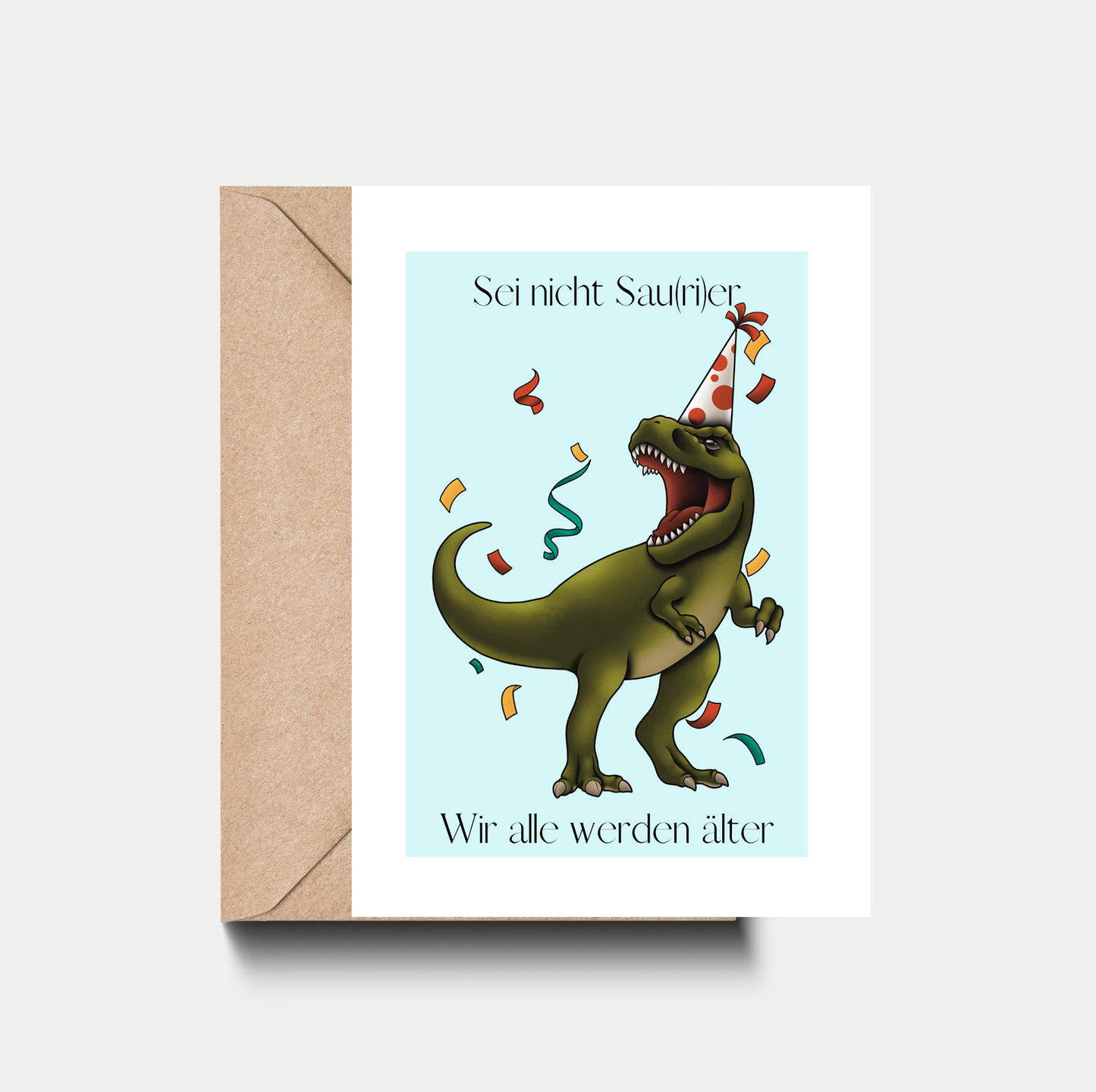 Dinosour - birthday card