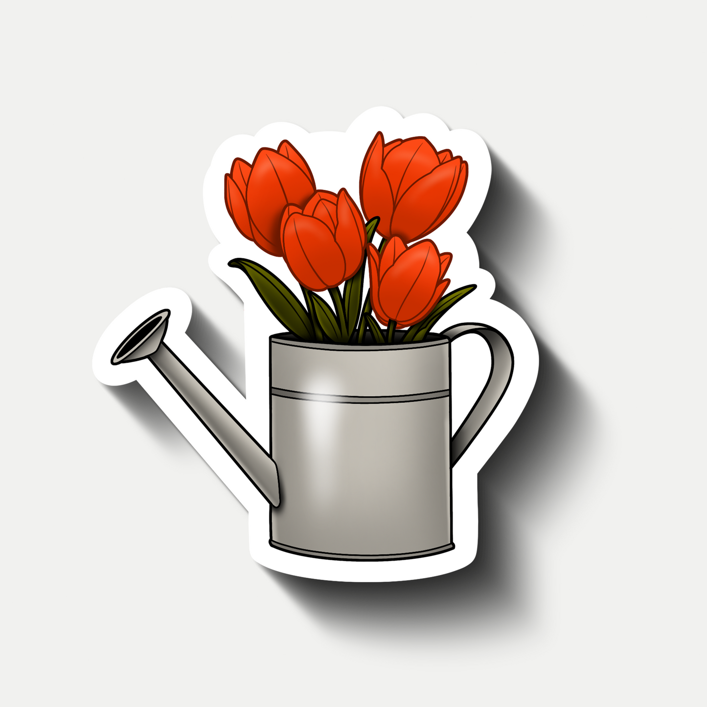 Tulip Can Sticker