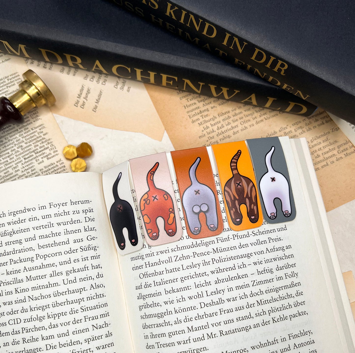 Cat Butt - Magnetic Bookmarks
