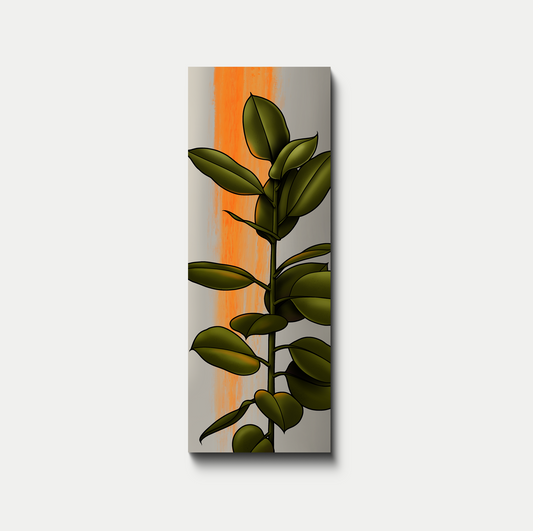 Orange Plant Stripe