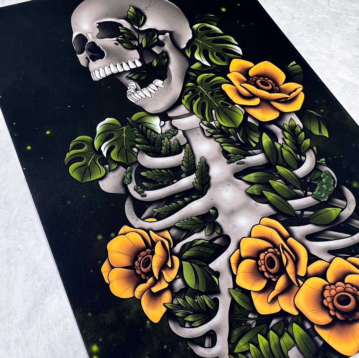 Tropical Skeleton - Postcard