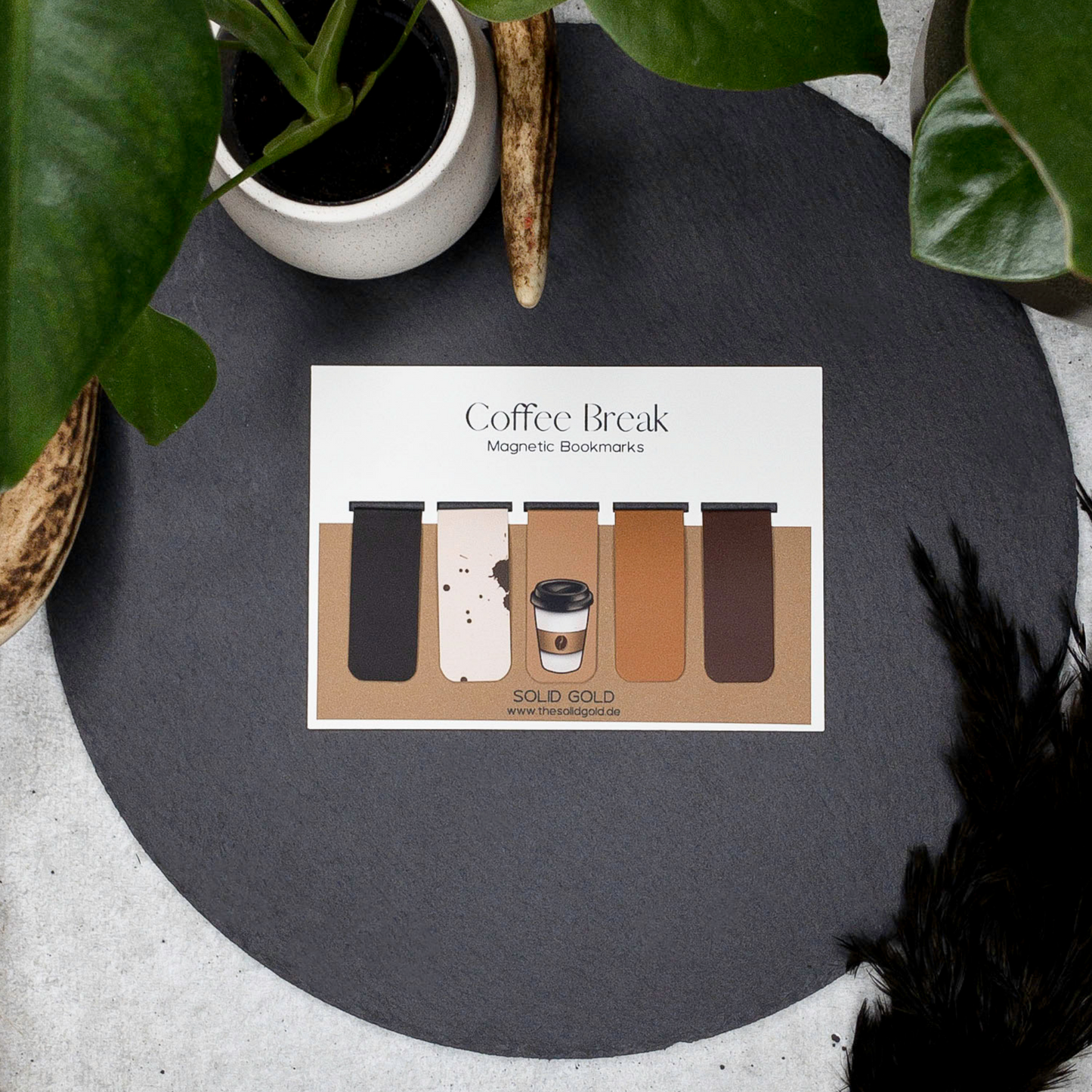 Coffee Break - Magnetic Bookmarks