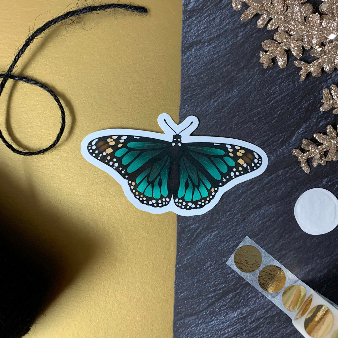 Butterfly turquoise